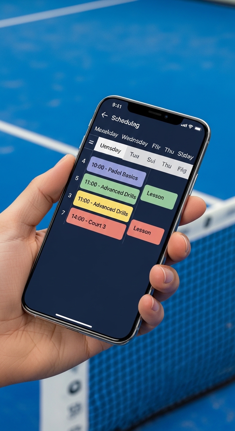 PadelPlanning app — roster screen